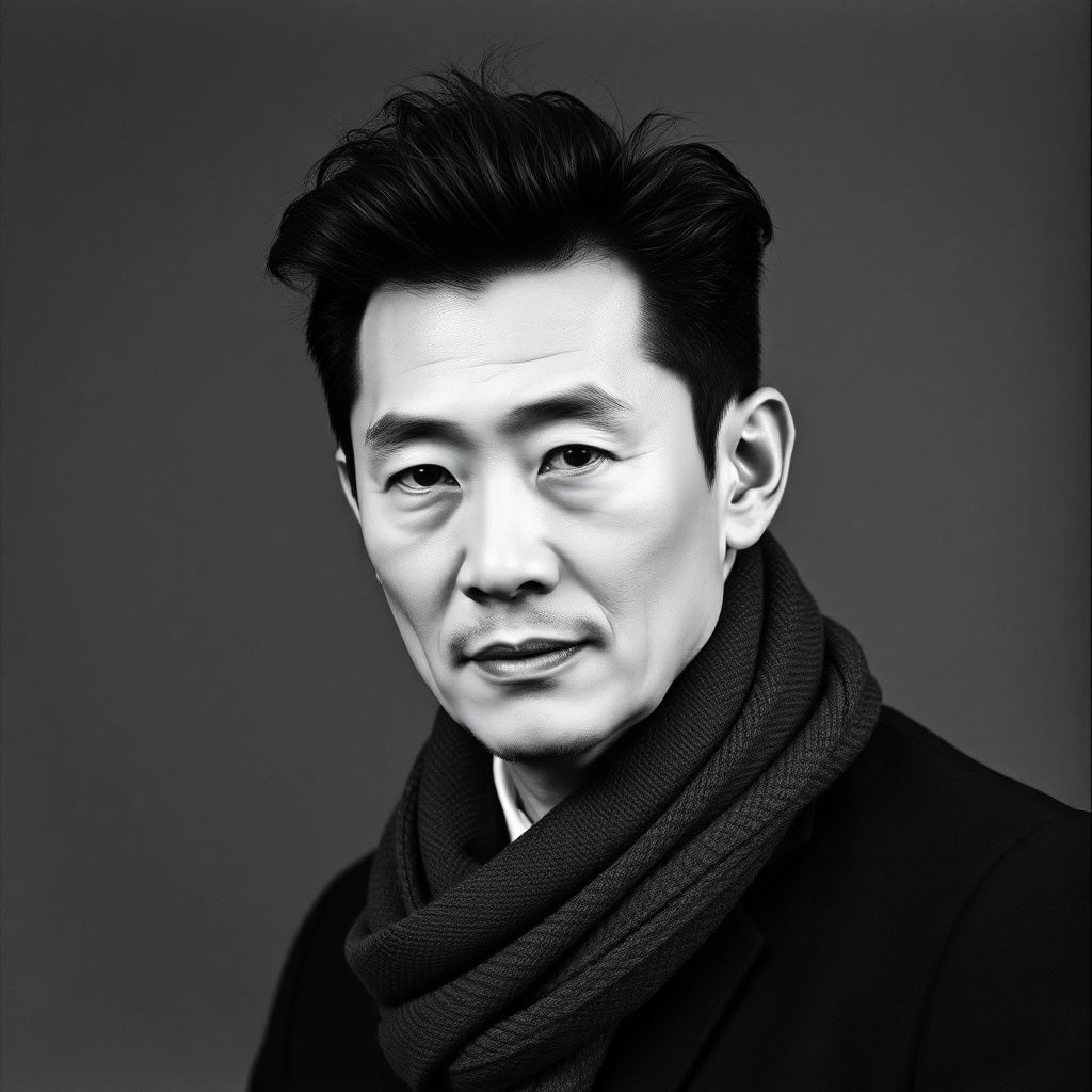 Portrait of a famous Chinese Actor